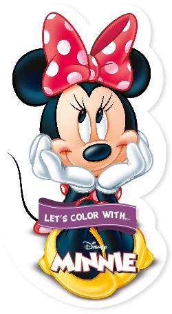 Let's color with... Minnie