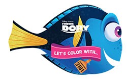 Let's color with... Finding Dory